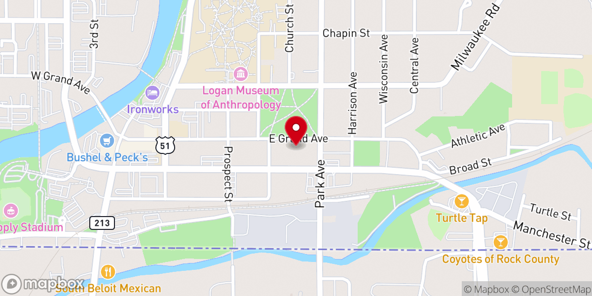 Map showing location of St. Thomas