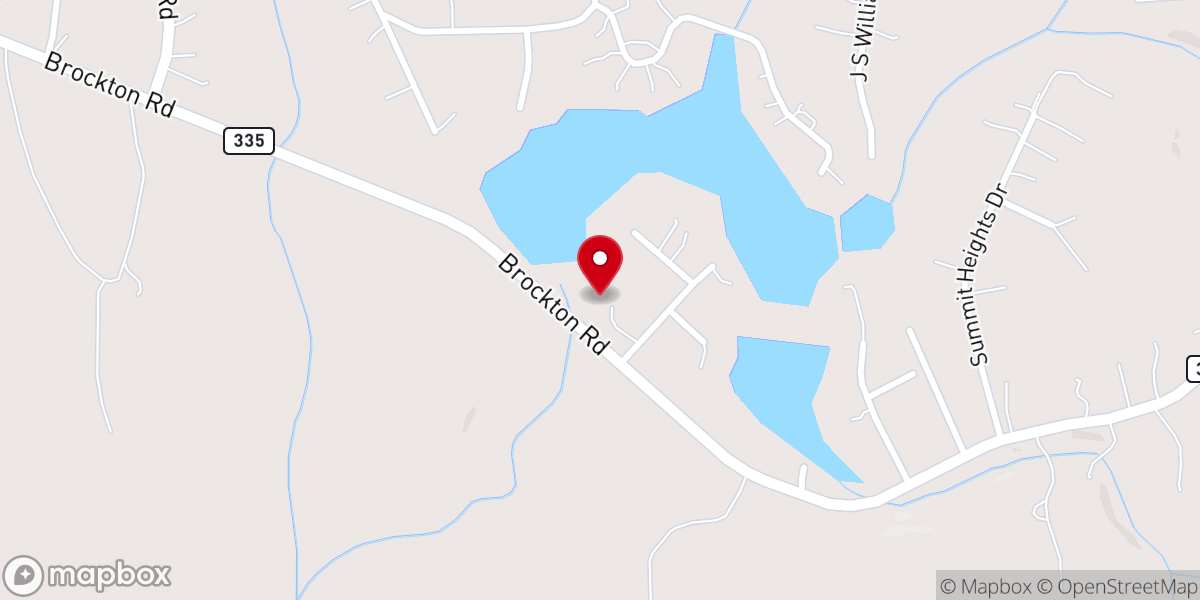 Map showing location of Staghorn Chapel