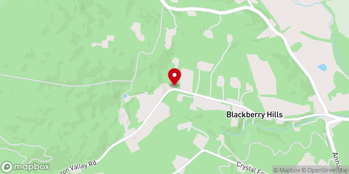 Map showing location of St Nektarios Monastery and Retreat Center