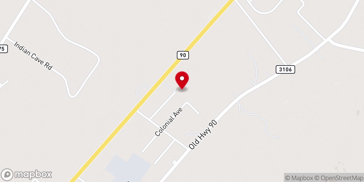 Map showing location of Monticello Church of Christ
