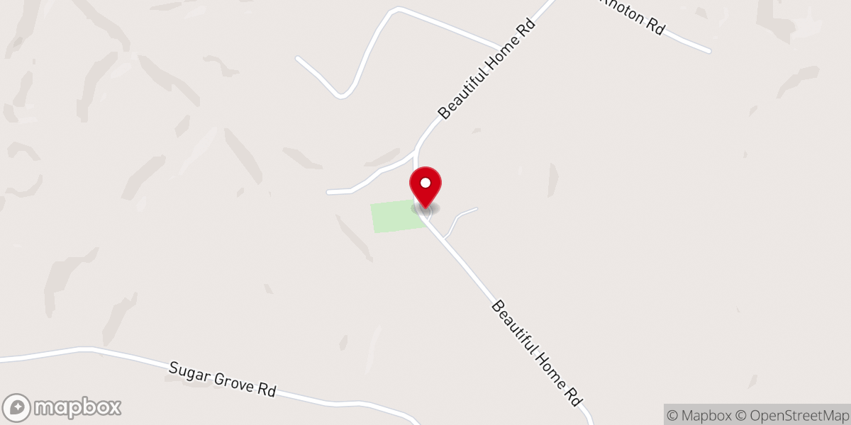 Map showing location of Beautiful Home Missionary Baptist Church