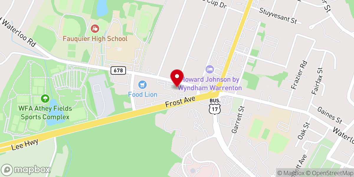 Map showing location of Journey UP Church