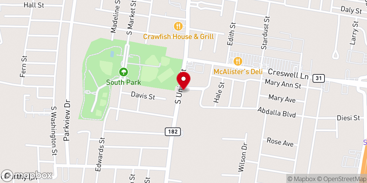 Map showing location of God Ministries and Prayer Line