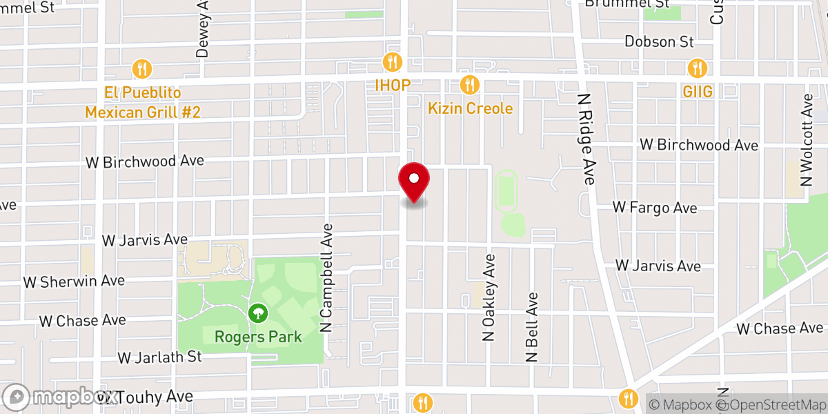 Map showing location of The Shadow of the Almighty Church Inc