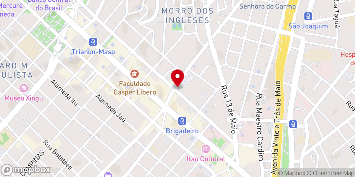 Map showing location of Paróquia Imaculada Conceição