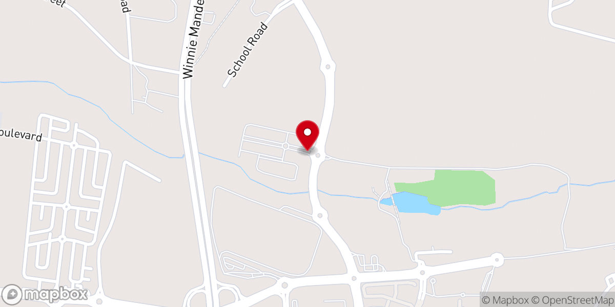 Map showing location of The Life Church South Africa