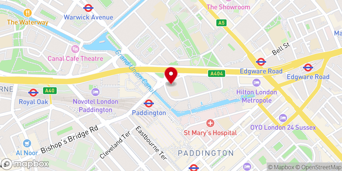 Map showing location of Central Pentecostal Church (A.O.G)