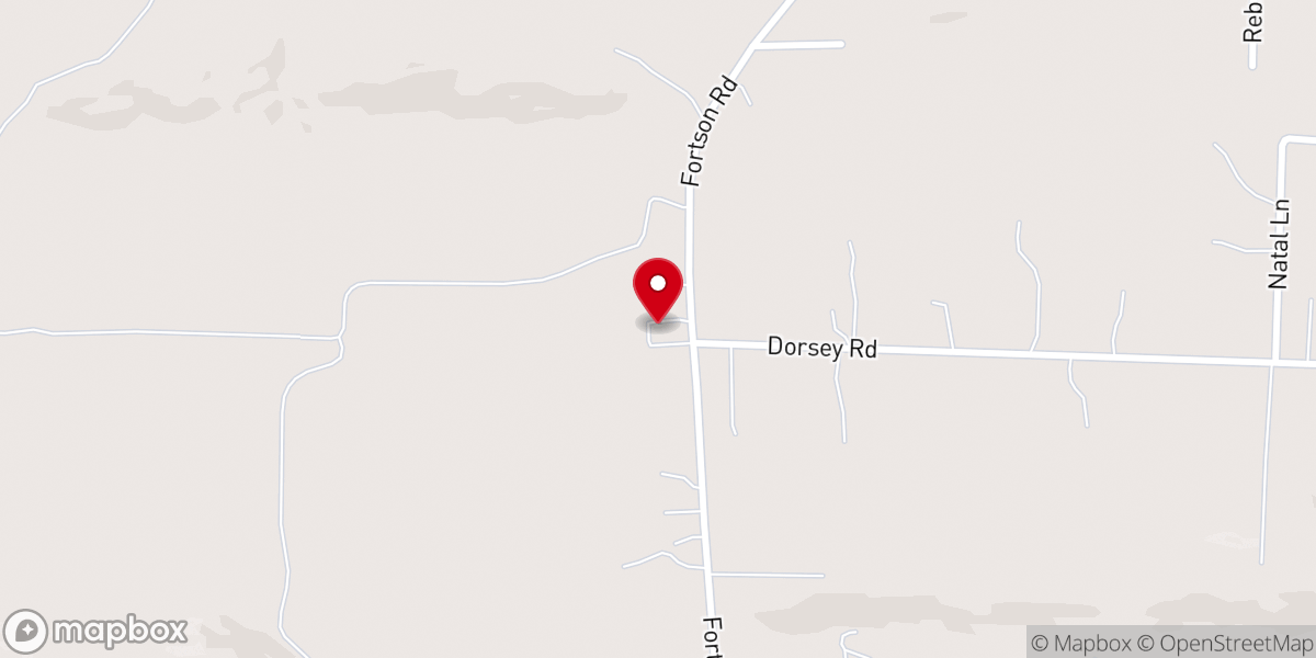 Map showing location of Stanfill Baptist Church