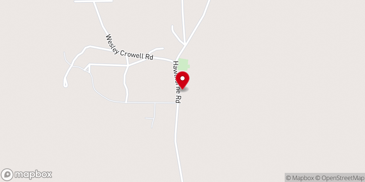 Map showing location of Old Anacoco Baptist Church