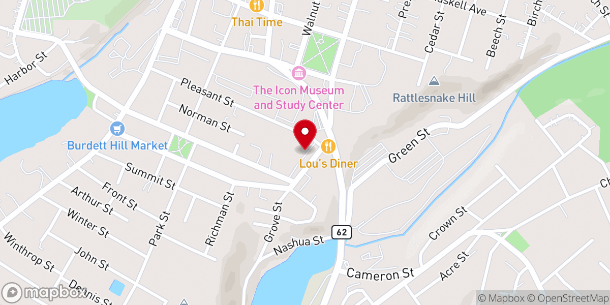 Map showing location of Pentecostal Movement Church