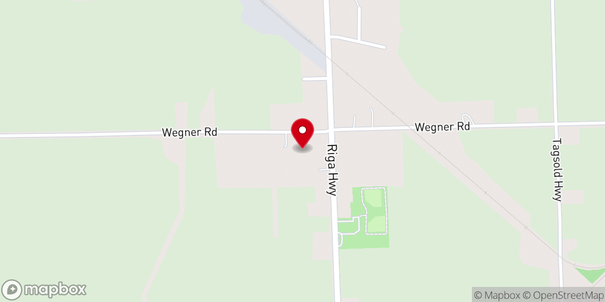 Map showing location of St Johns Evangelical Lutheran Church