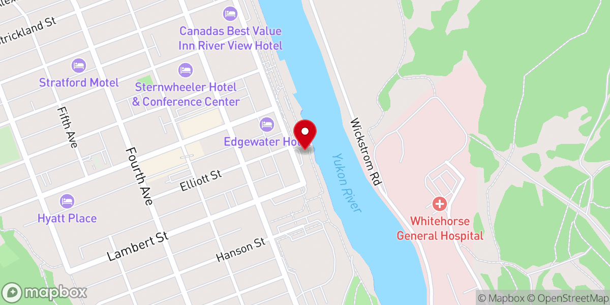 Map showing location of Yukon River
