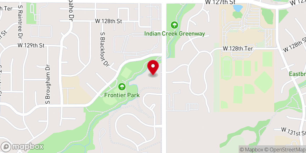 Map showing location of Sharon Baptist Church