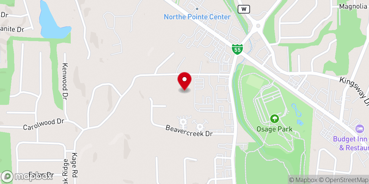 Map showing location of Grace Fellowship FWB