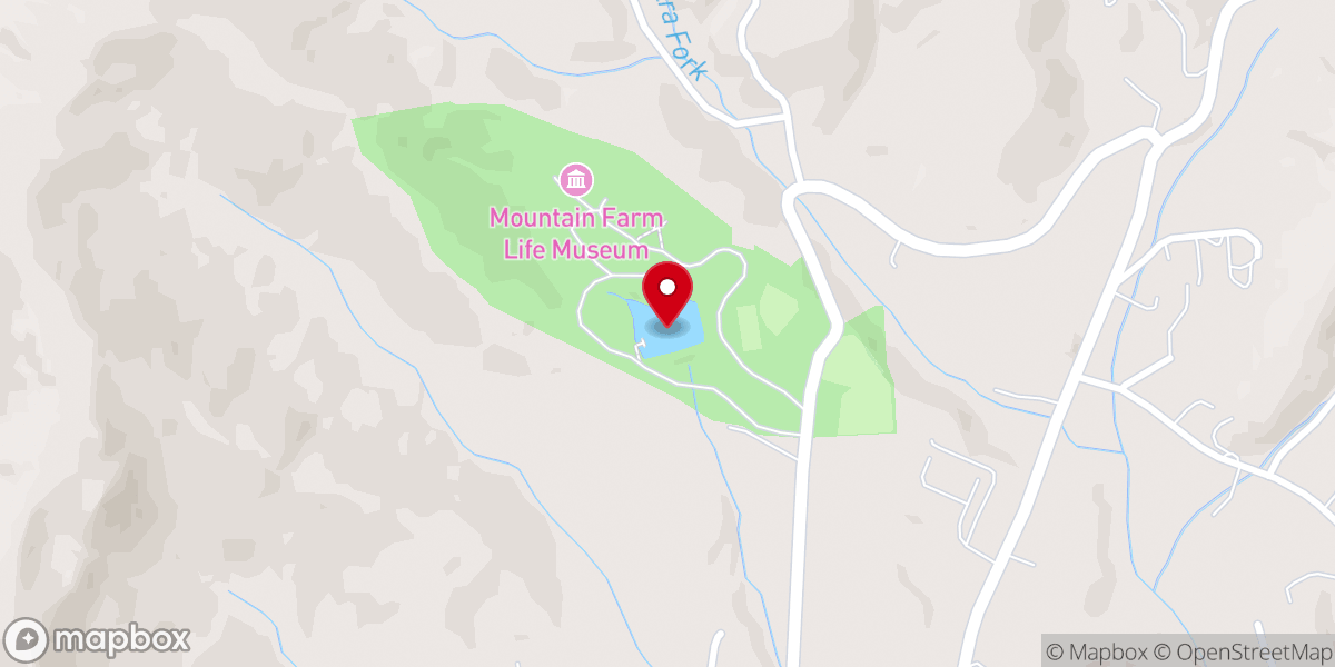 Map showing location of Phoenix Lake, Ashe County Park