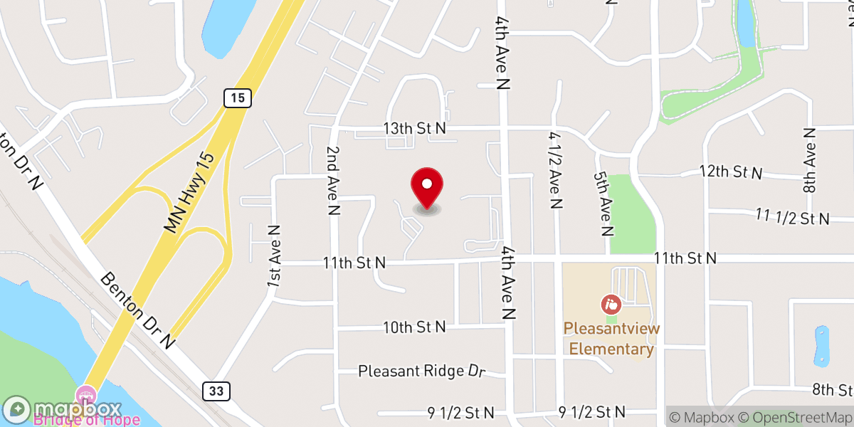 Map showing location of Good Shepherd Community