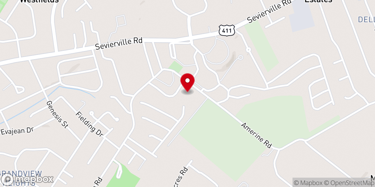 Map showing location of Revival Chapel