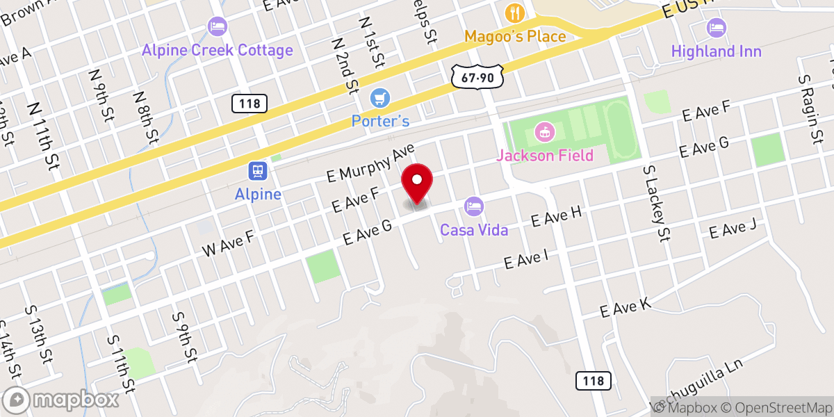Map showing location of St. Jonah the Wonderworker Orthodox Mission