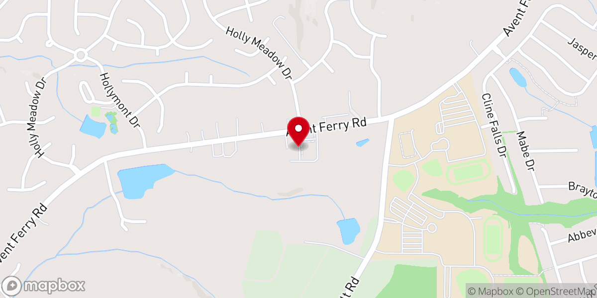 Map showing location of Children's Lighthouse of Holly Springs