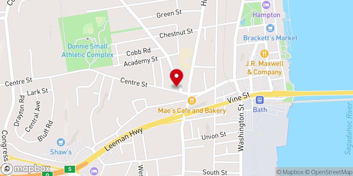 Map showing location of New City Church