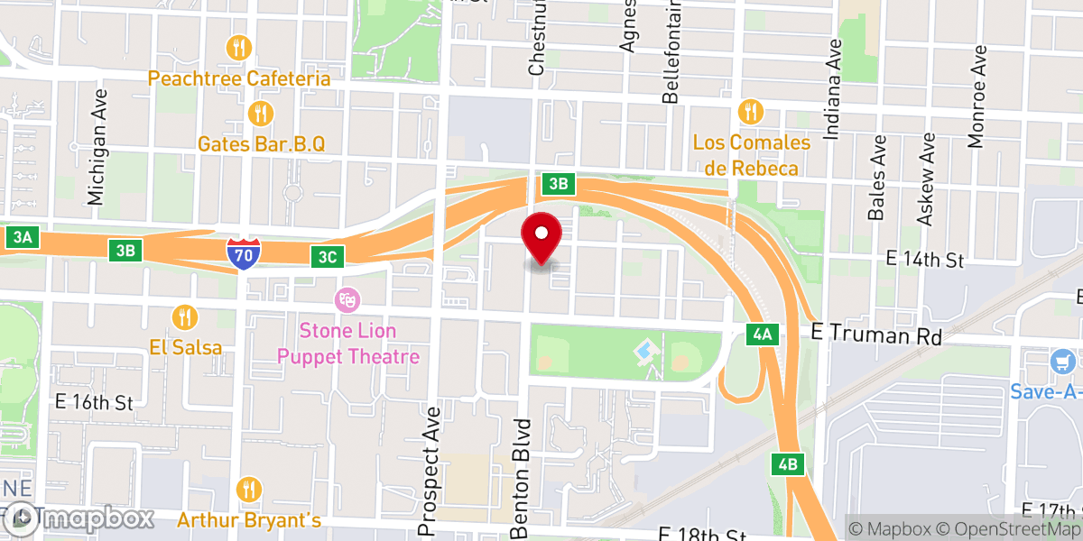 Map showing location of Elijah Company Inc