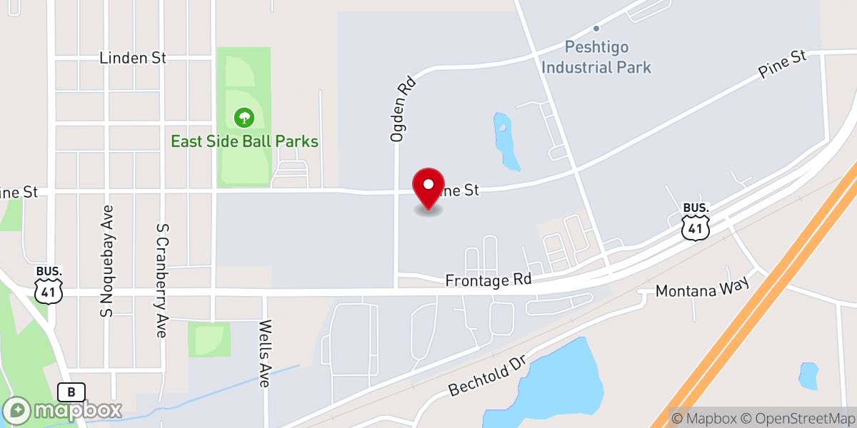 Map showing location of New Life Church