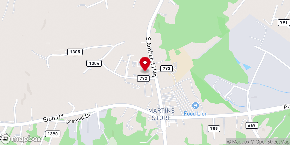 Map showing location of Northminister Evangelical Presbyterian Church