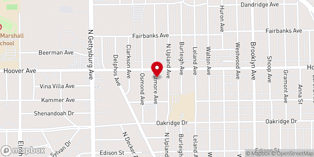 Map showing location of All Nations Gospel Holy Church of God