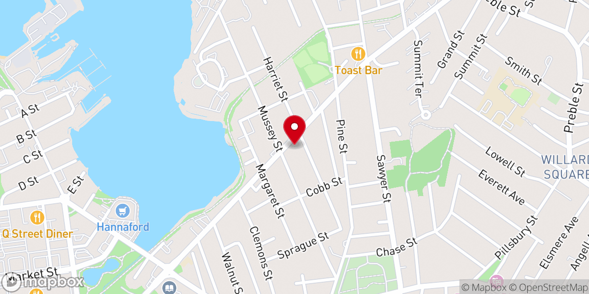 Map showing location of United Methodist Church