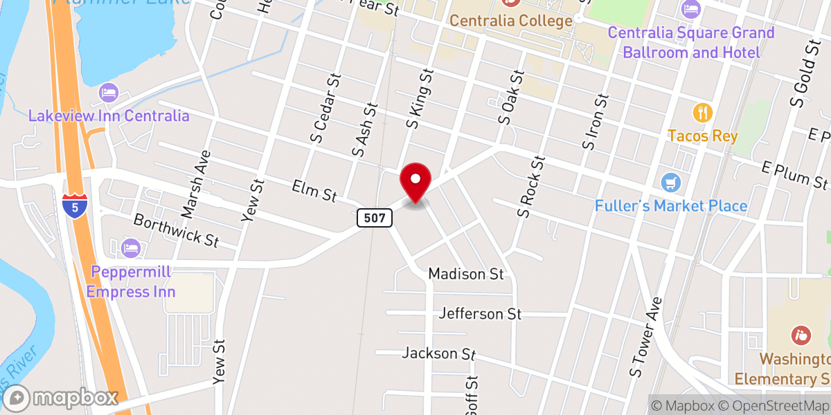 Map showing location of The Potter's House