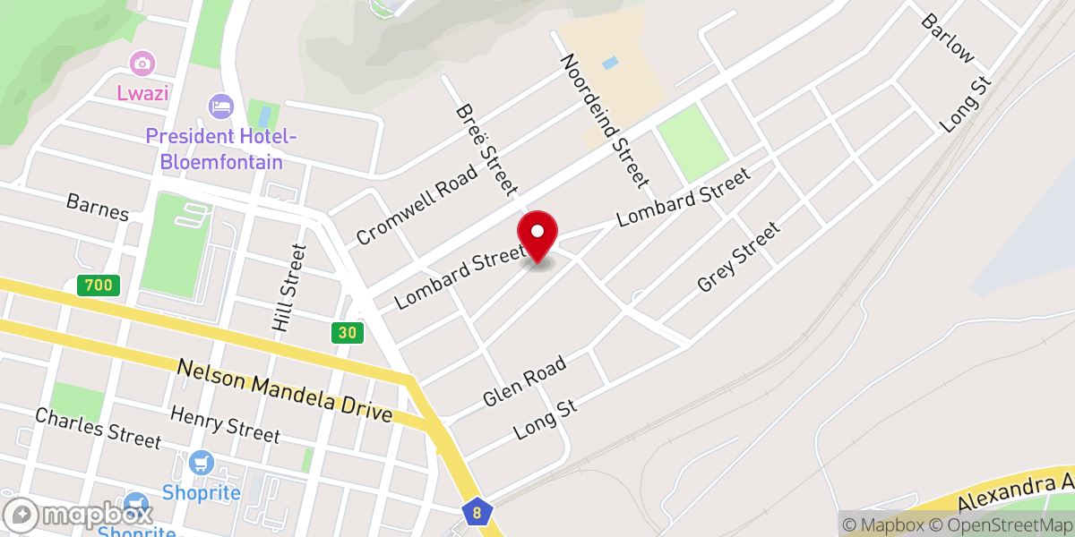 Map showing location of Royal Church Cathedral