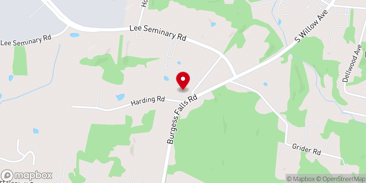 Map showing location of Praise Cathedral Church of God