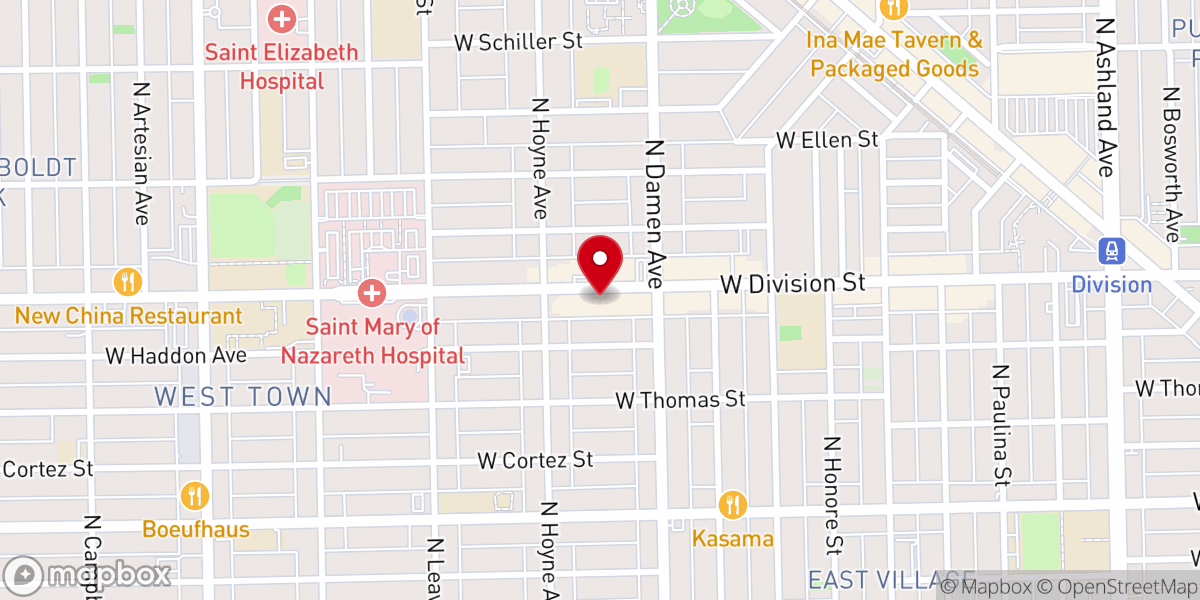 Map showing location of Abundant Living Fellowship Inc