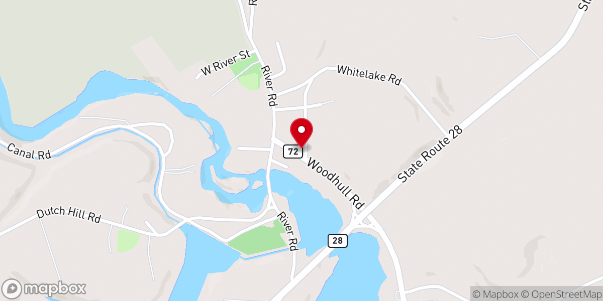 Map showing location of Forestport Presbyterian Church