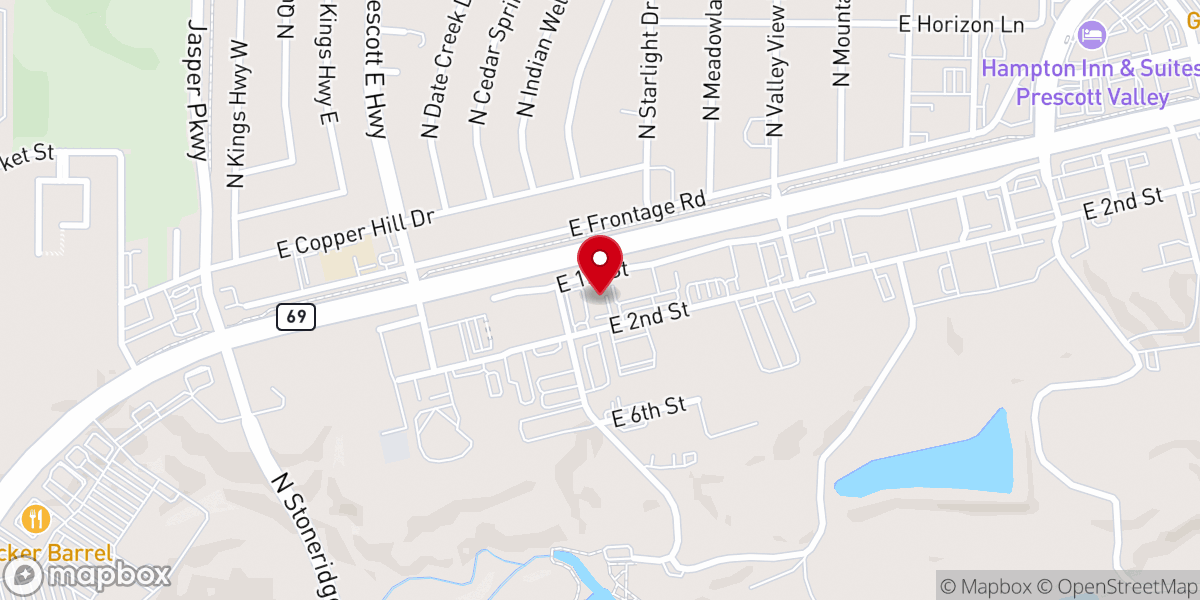Map showing location of Mount Zion Christian Church