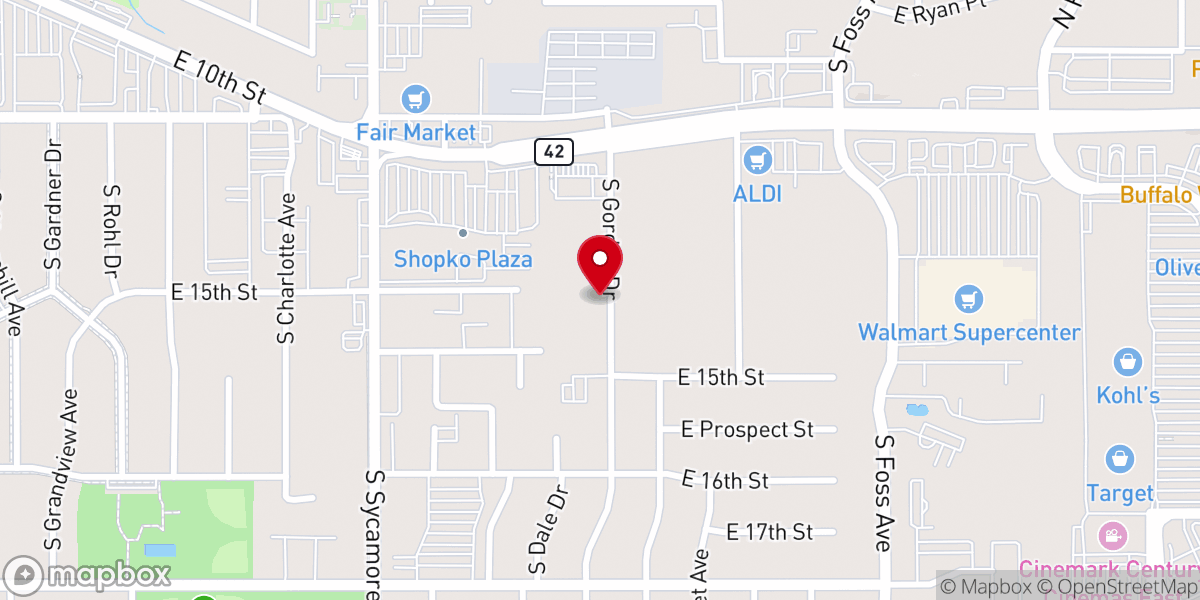 Map showing location of Cornerstone Prison Church
