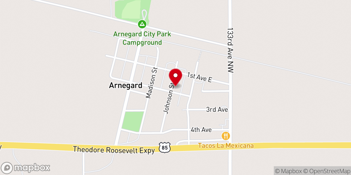 Map showing location of Wilmington Lutheran Church