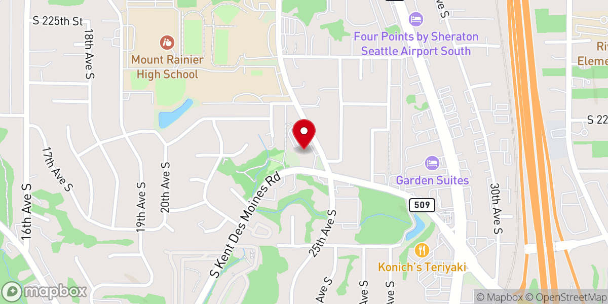 Map showing location of Word of Truth Bible Church