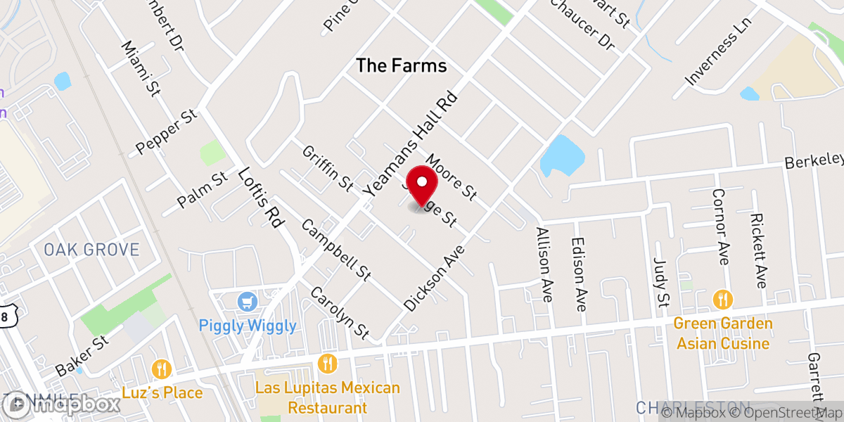 Map showing location of The Church Of God
