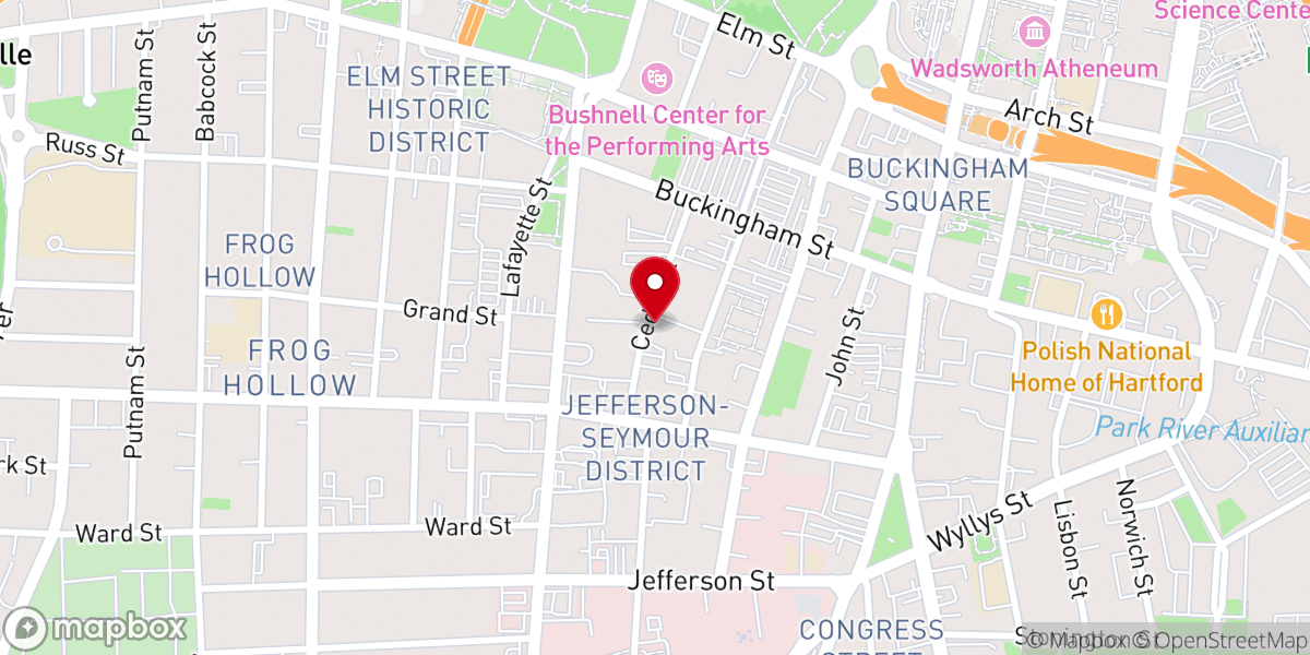Map showing location of Inspired Catholics