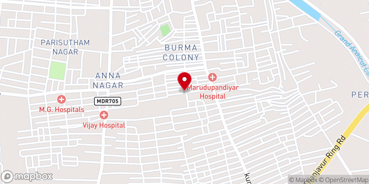 Map showing location of St. Sebastian Makkal Mandram