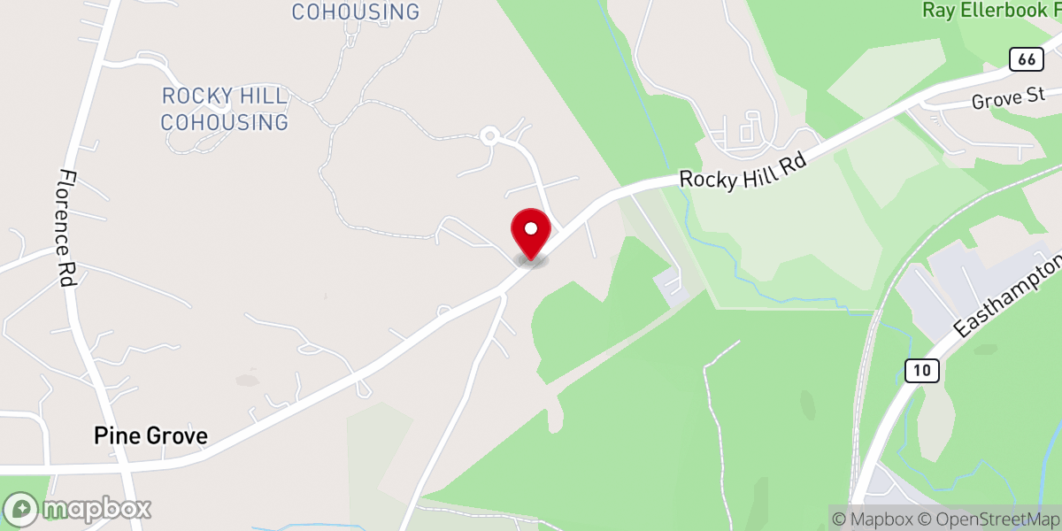Map showing location of Christ United Methodist Church