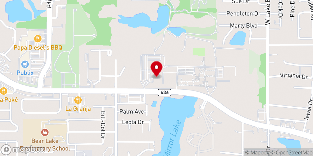 Map showing location of Forest Lake Seventh-day Adventist Church