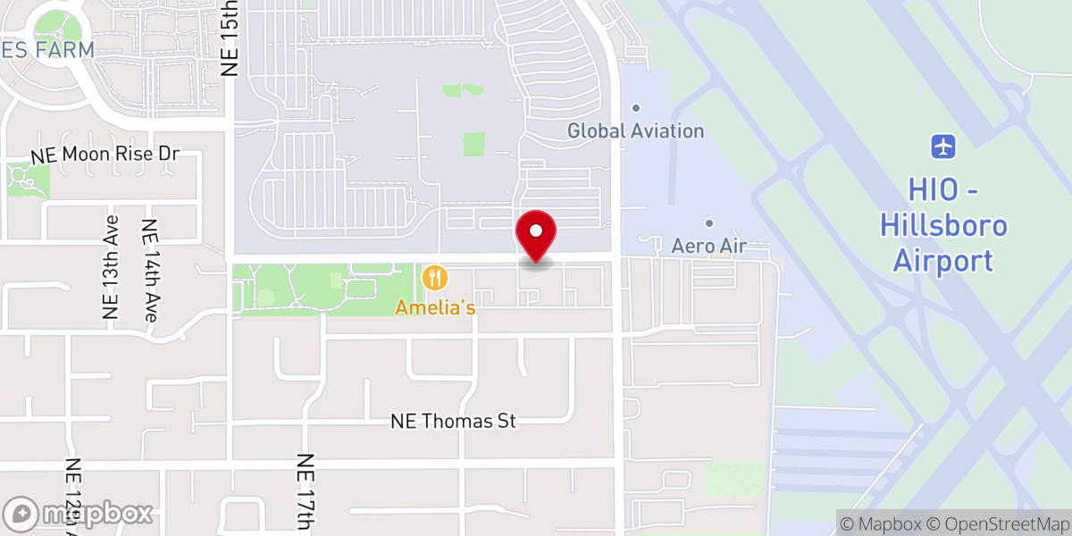 Map showing location of Iglesia Pentecostal Unida Latinoamericana IPUL Oregon