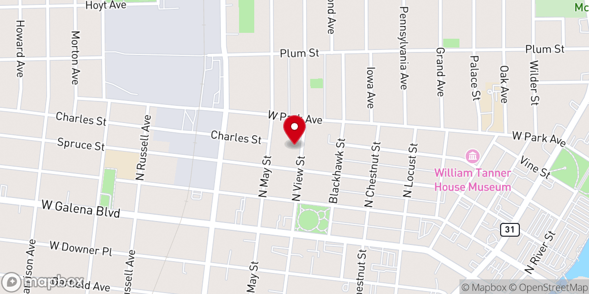 Map showing location of House of Refuge Church