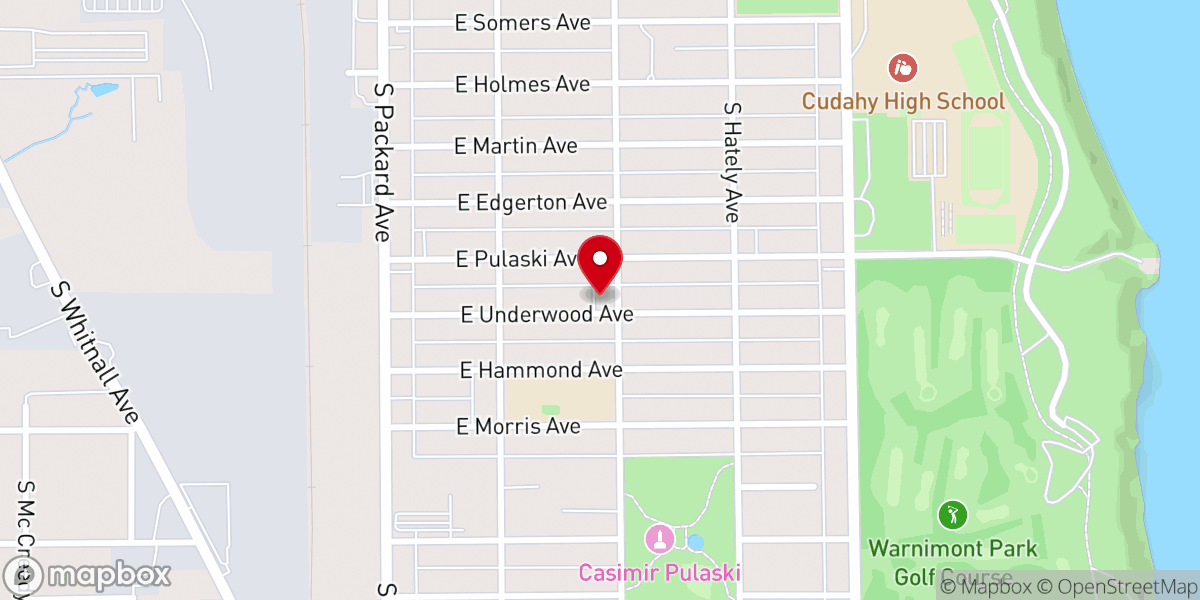 Map showing location of Ryczek-Larsen Brothers Chapel