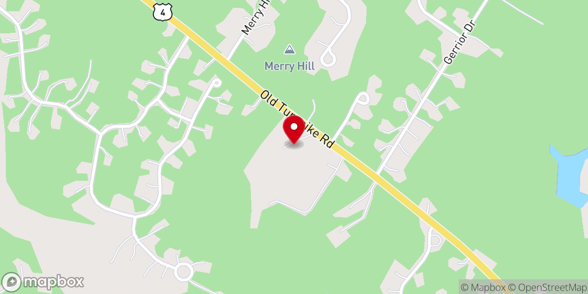 Map showing location of Higher Ground Church