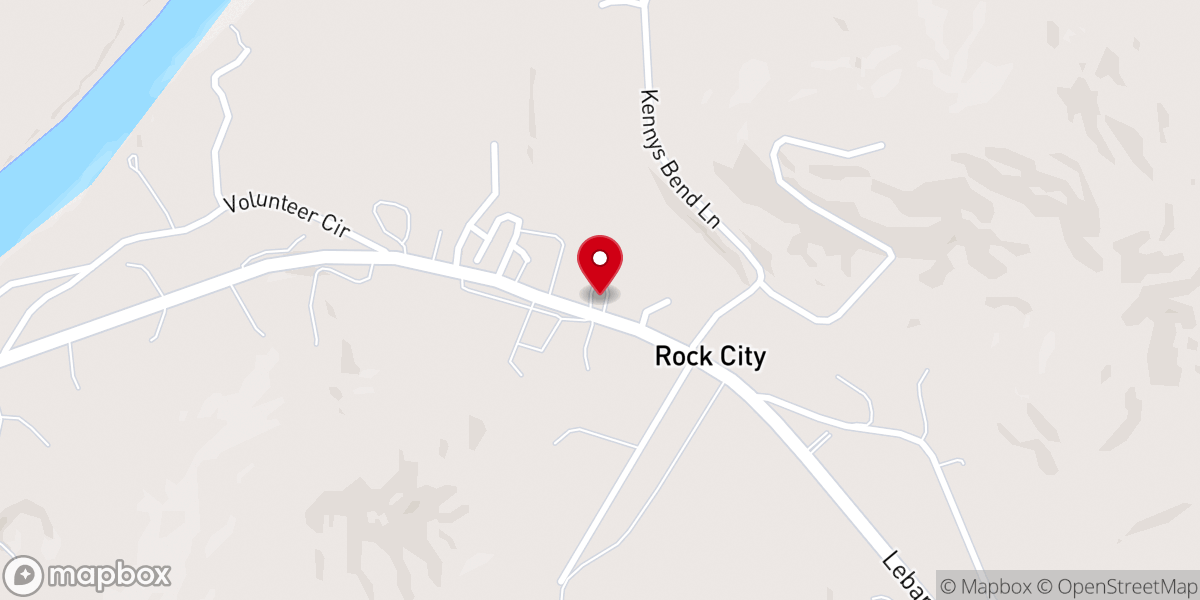 Map showing location of Mt Calvary Pentecostal Church
