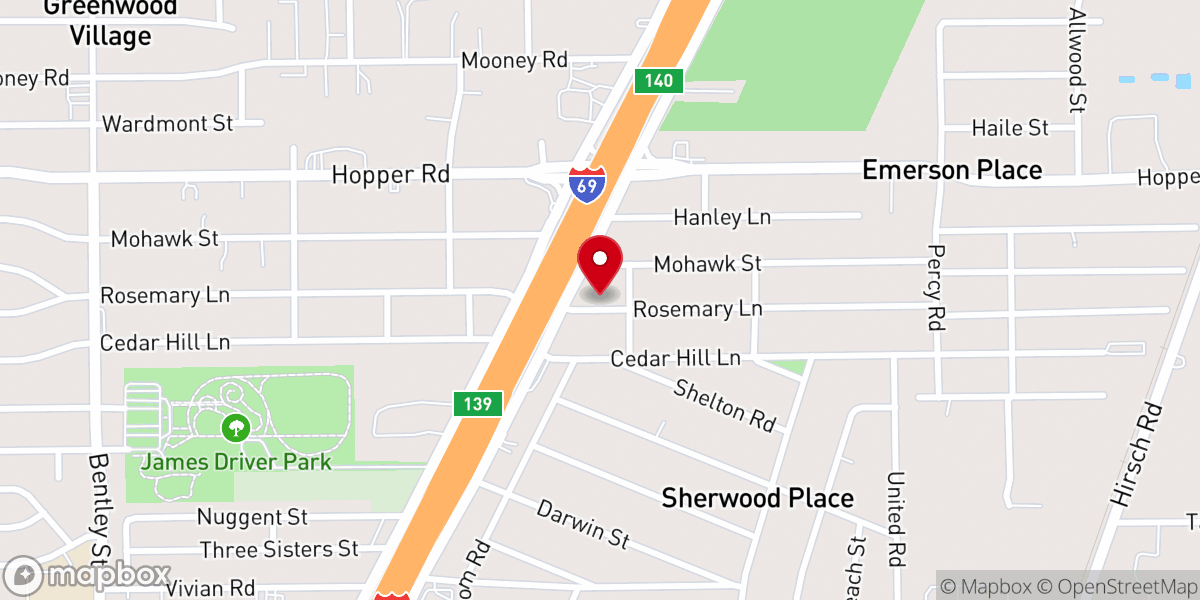 Map showing location of The Church of the Lord Jesus Christ