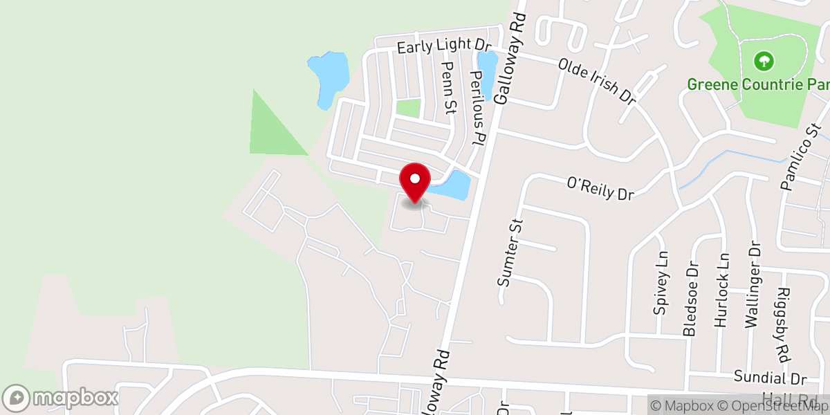 Map showing location of Columbia Heights United Methodist Church